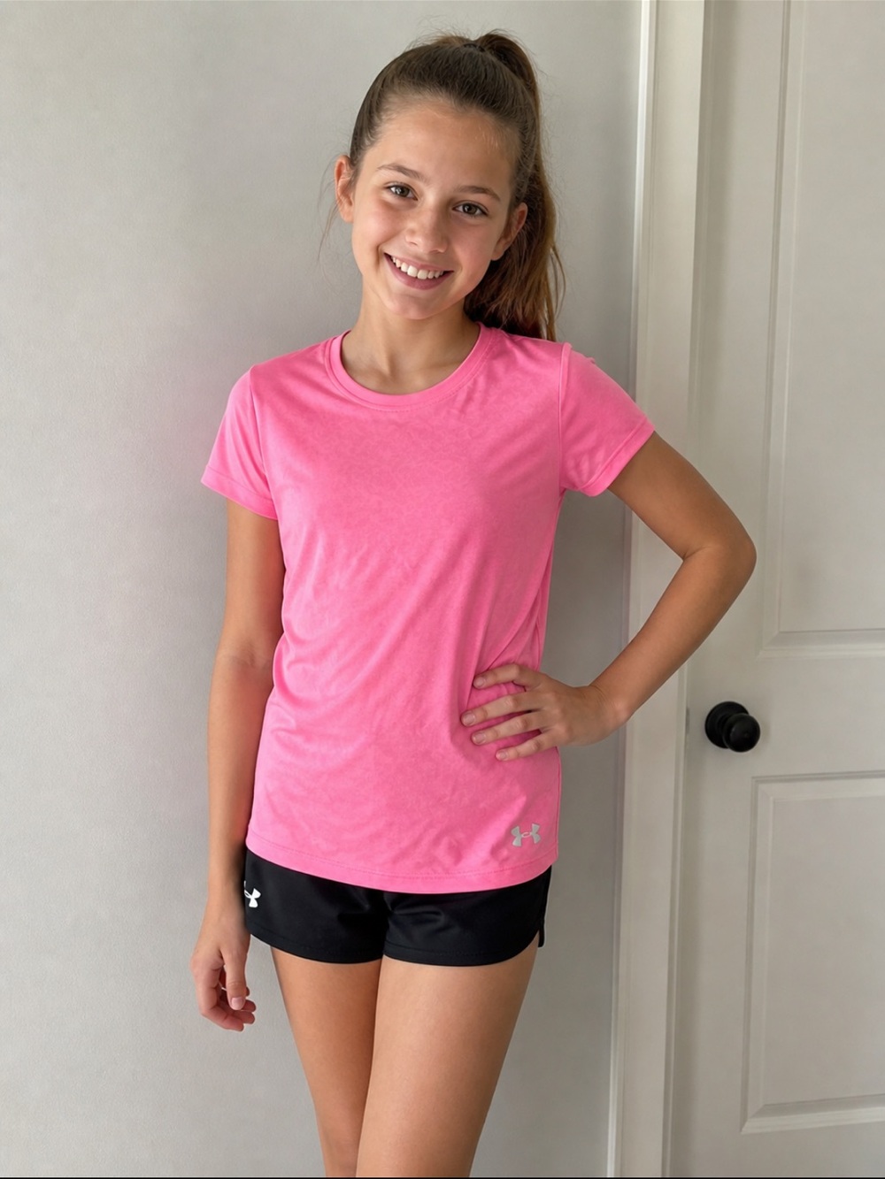 Under Armour Pink Loose T-Shirt